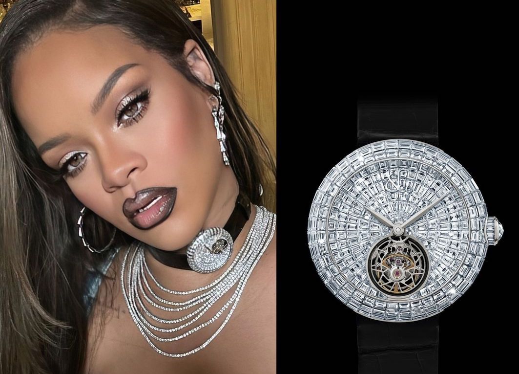 rihanna watch neckless