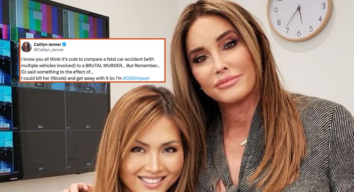 Caitlyn Jenner Doubles Down on O.J. Simpson Post, Stirring Controversy" I know you all think it’s cute to compare a fatal car accident (with multiple vehicles involved) to a BRUTAL MURDER," Jenner wrote on X (formerly Twitter). "But Remember… OJ said something to the effect of… I could kill her (Nicole) and get away with it bc I’m #OJSimpson."