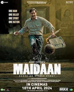 Maidaan recounts the true story of India’s greatest football coach from 1952 to 1962. It's about his passion and hard work. Coach Syed Abdul Rahim builds a great team from nothing, facing challenges from the system. Despite this, he leads the team to success in the 1956 Olympics and later in the Asian Games. It's a tale of determination and victory against all odds. Watch Maidaan on Prime now.